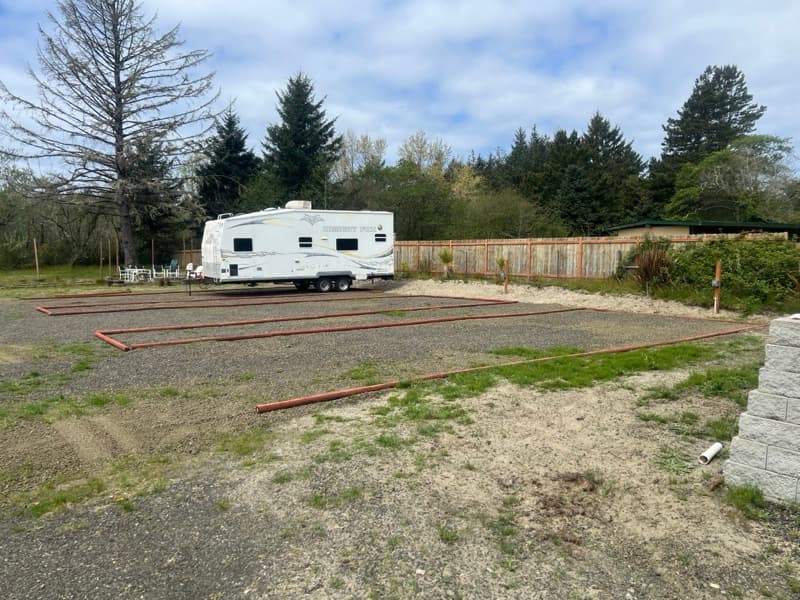 RV parked at Ocean Spray Beach Resort